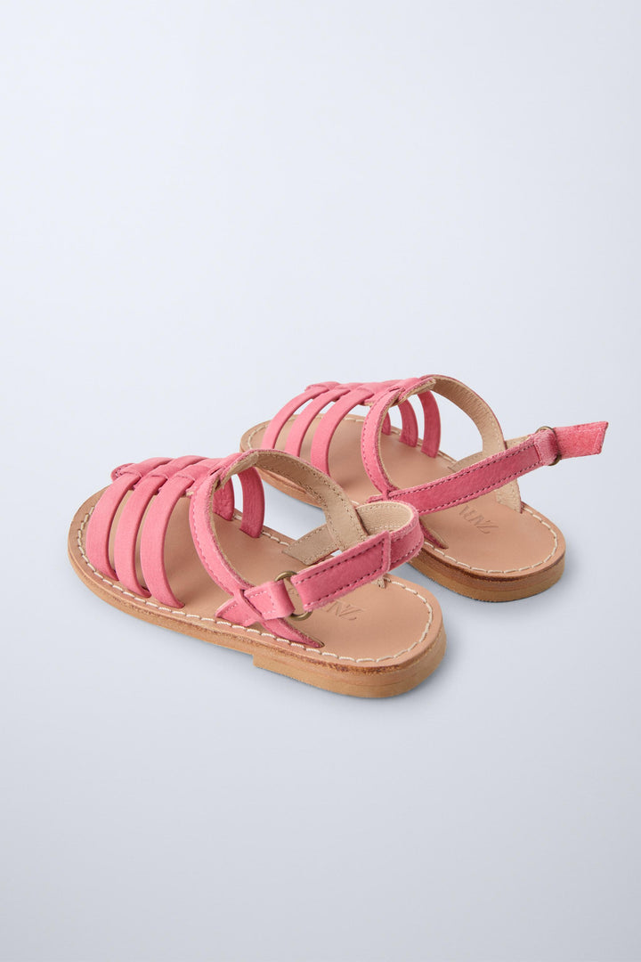 ZARA LEATHER SANDALS WITH STRAPS