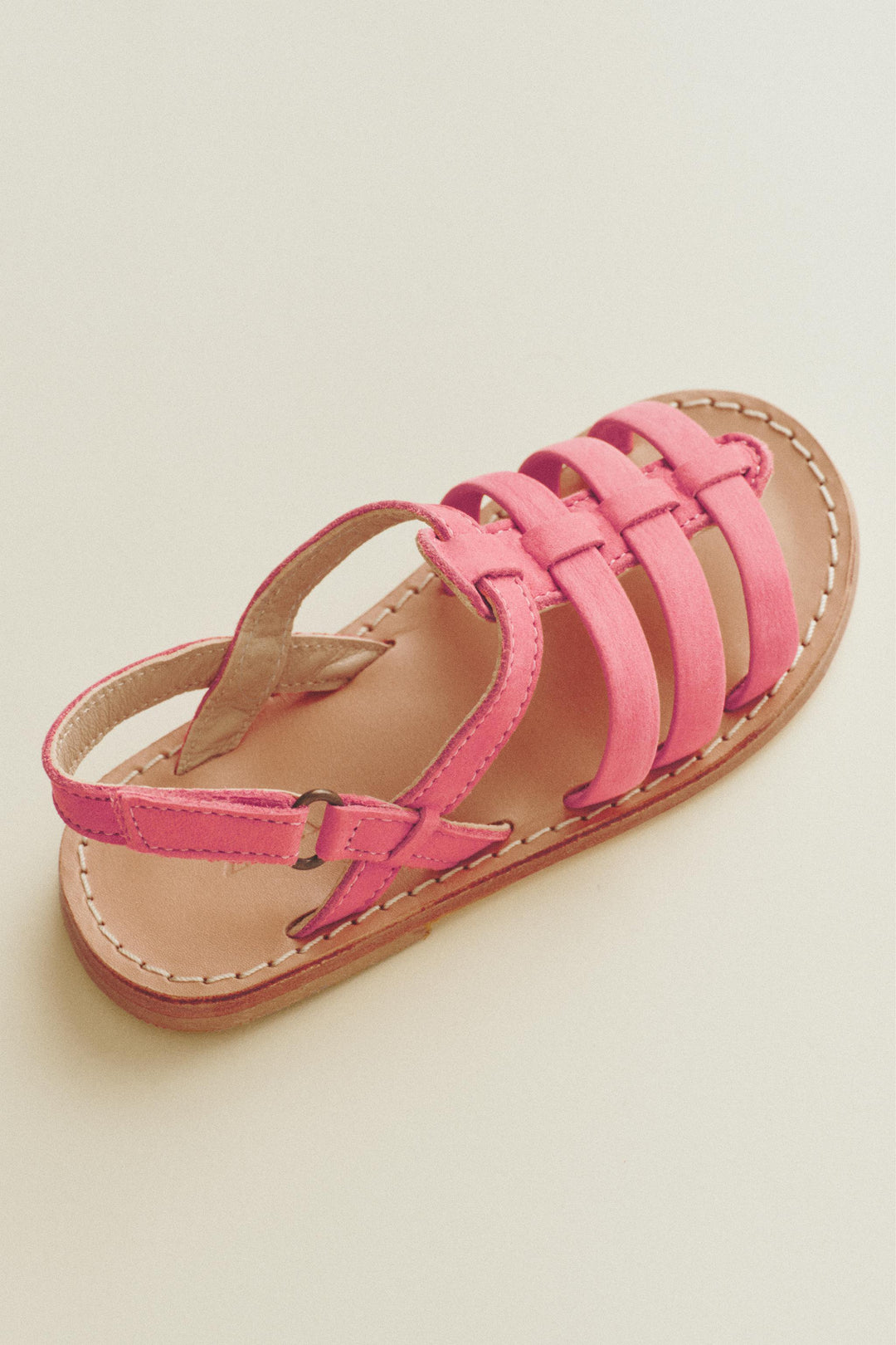 ZARA LEATHER SANDALS WITH STRAPS