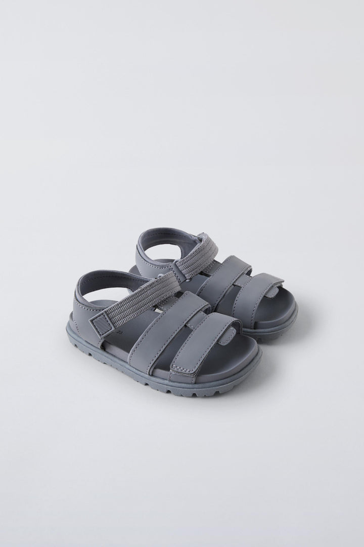 ZARA RUBBERIZED SANDALS