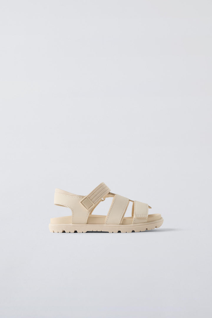 ZARA RUBBERIZED SANDALS