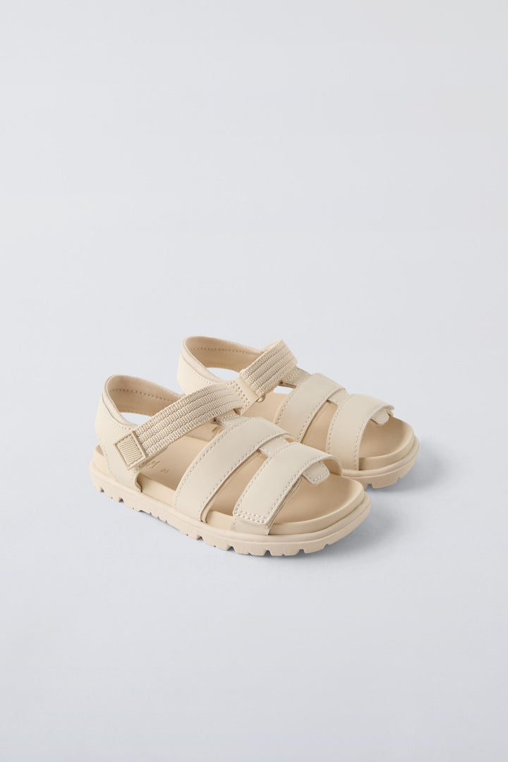 ZARA RUBBERIZED SANDALS