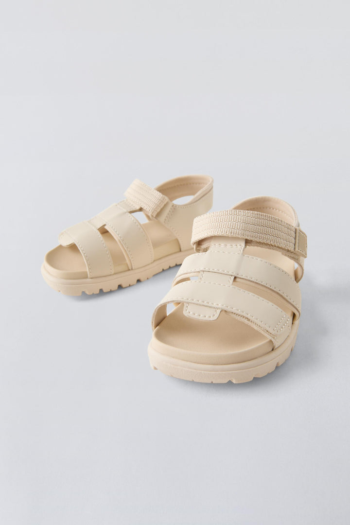 ZARA RUBBERIZED SANDALS