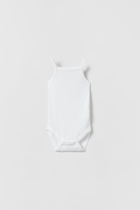 Zara THREE-PACK OF SLEEVELESS BODYSUITS