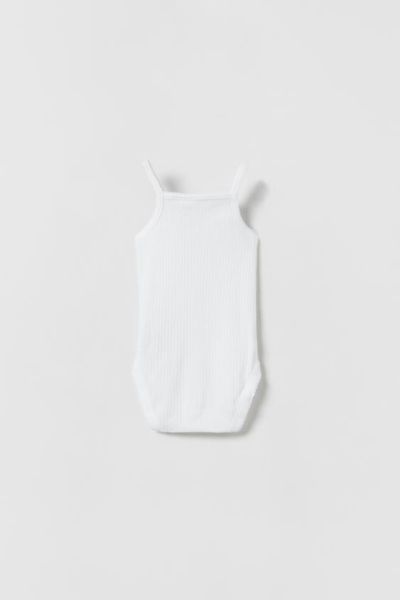 Zara THREE-PACK OF SLEEVELESS BODYSUITS