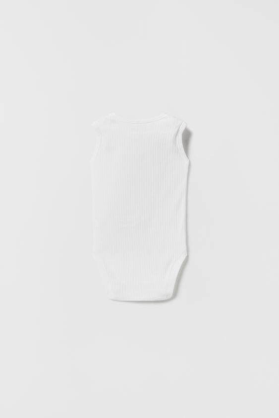 Zara 6 MONTHS - 3 YEARS/ PACK OF 3 ROUND NECK BODYSUITS
