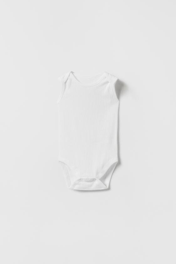 Zara 6 MONTHS - 3 YEARS/ PACK OF 3 ROUND NECK BODYSUITS
