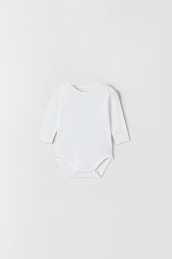 Zara THREE-PACK OF BASIC ROUND NECK BODYSUITS