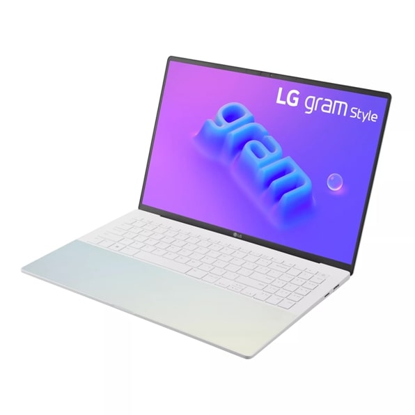 LG 16Z90RS-K.ADW8U1 LG gram Style 16” 3K OLED Laptop, Intel® 13th Gen Core® i7 Evo™ Platform, Windows 11 Home, 32GB RAM, 1TB SSD, Iridescent White