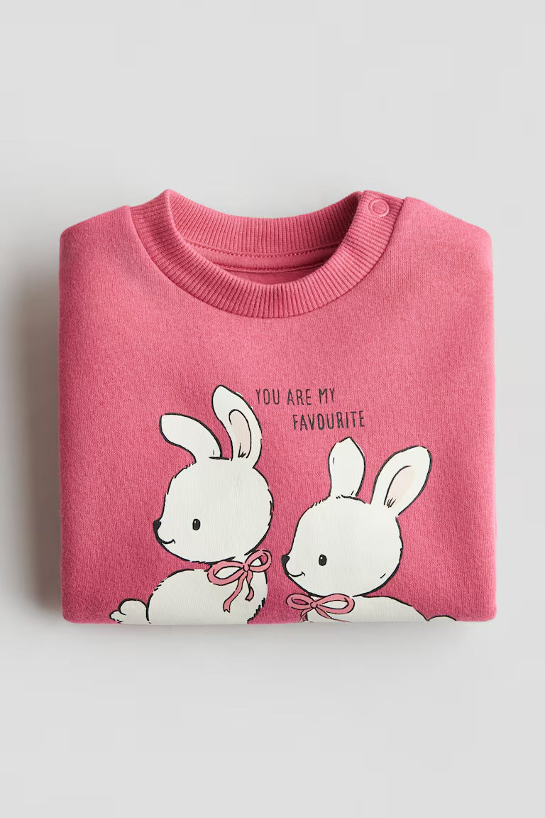 H&M PRINTED SWEATSHIRT