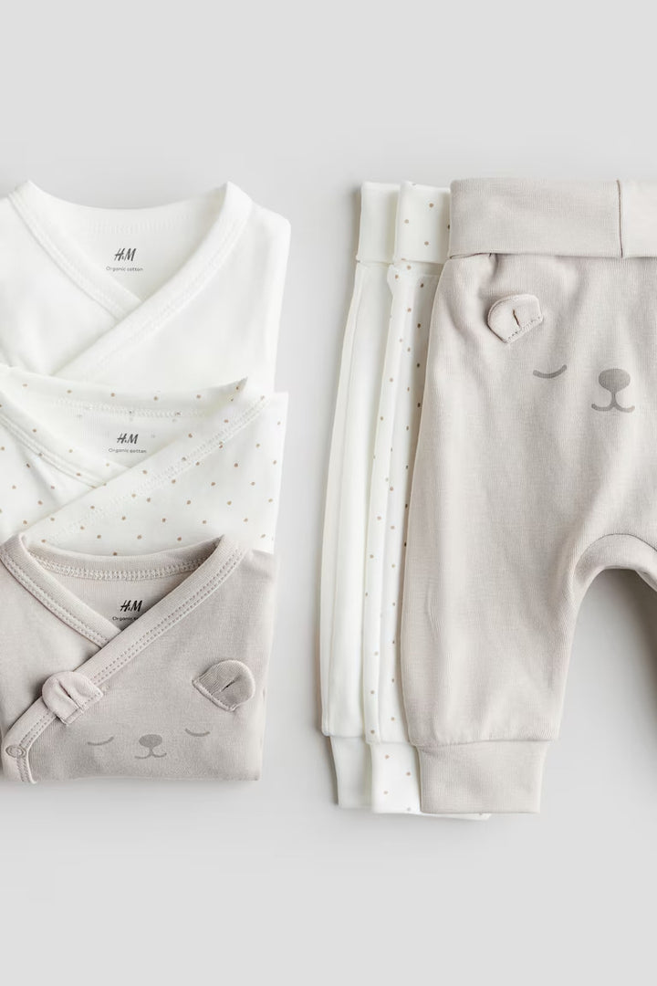 H&M 6-PIECE BODYSUIT AND PANTS SET