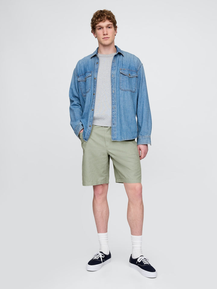 Gap Linen-Cotton Easy Shorts