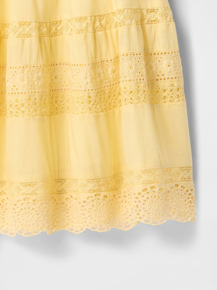 Gap Lace-Trim Mini Dress