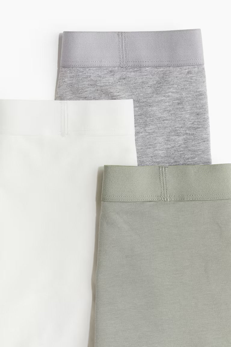 H&M 3-PACK COTTON BOXER BRIEFS