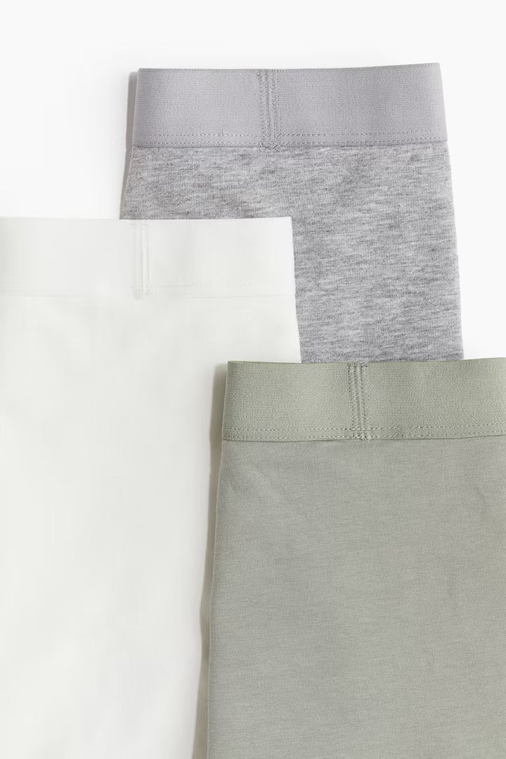 H&M 3-PACK COTTON BOXER BRIEFS