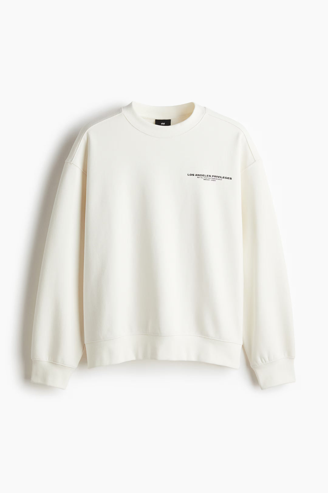 H&M Loose Fit Printed Sweatshirt