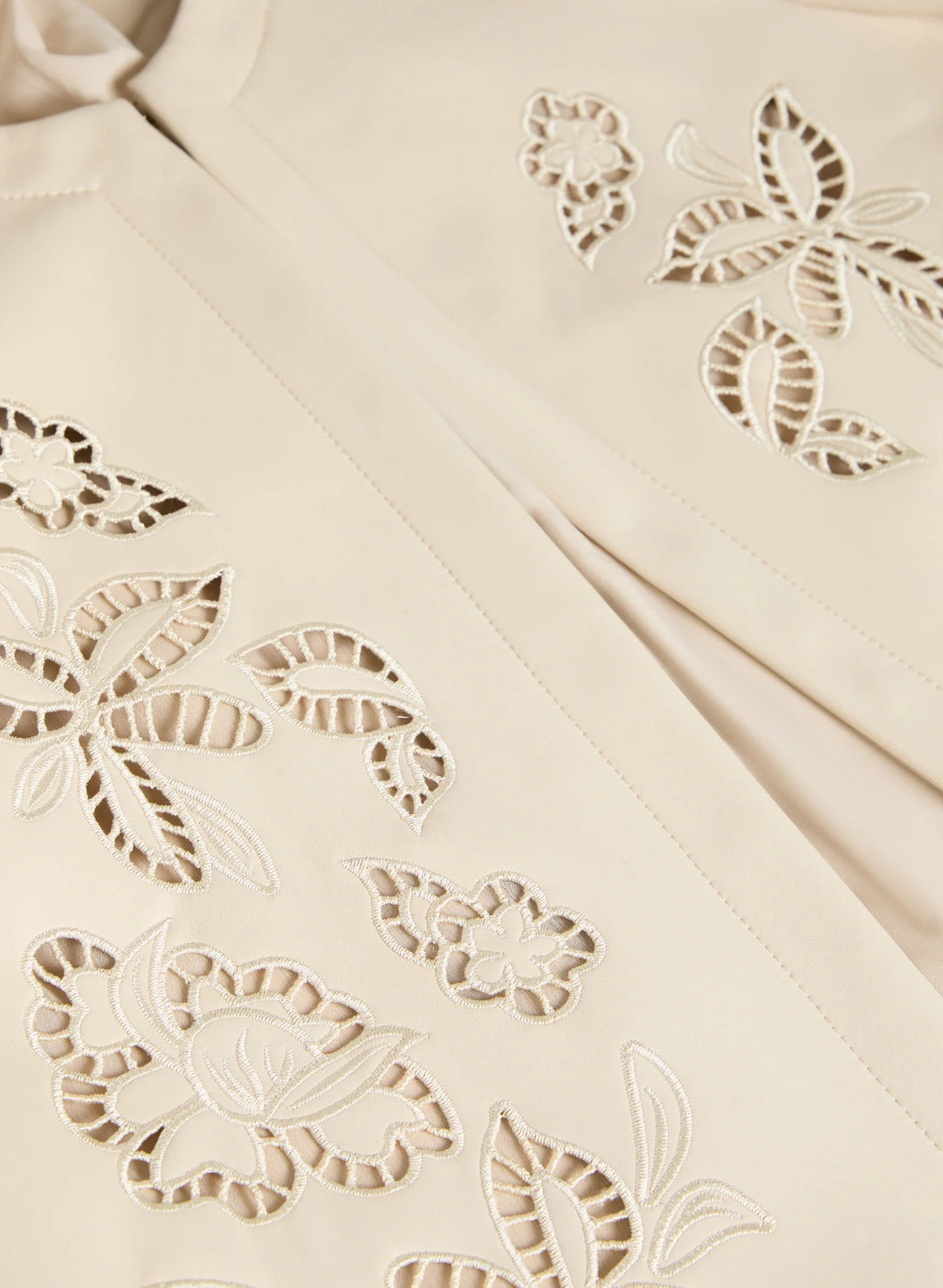 LAURA Embroidered Vegan Leather Jacket