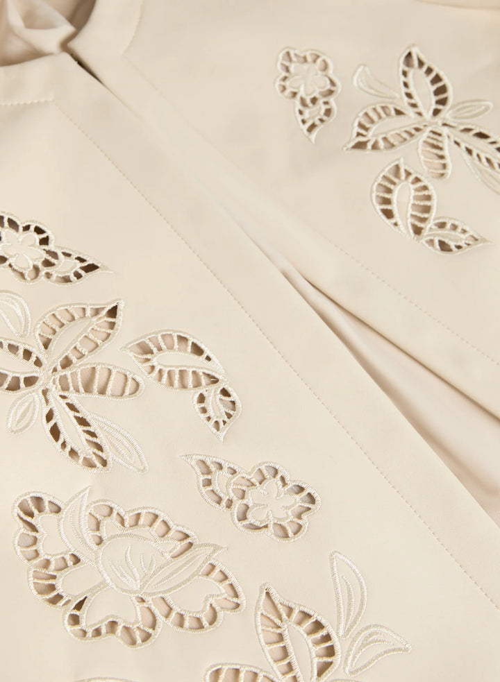 LAURA Embroidered Vegan Leather Jacket