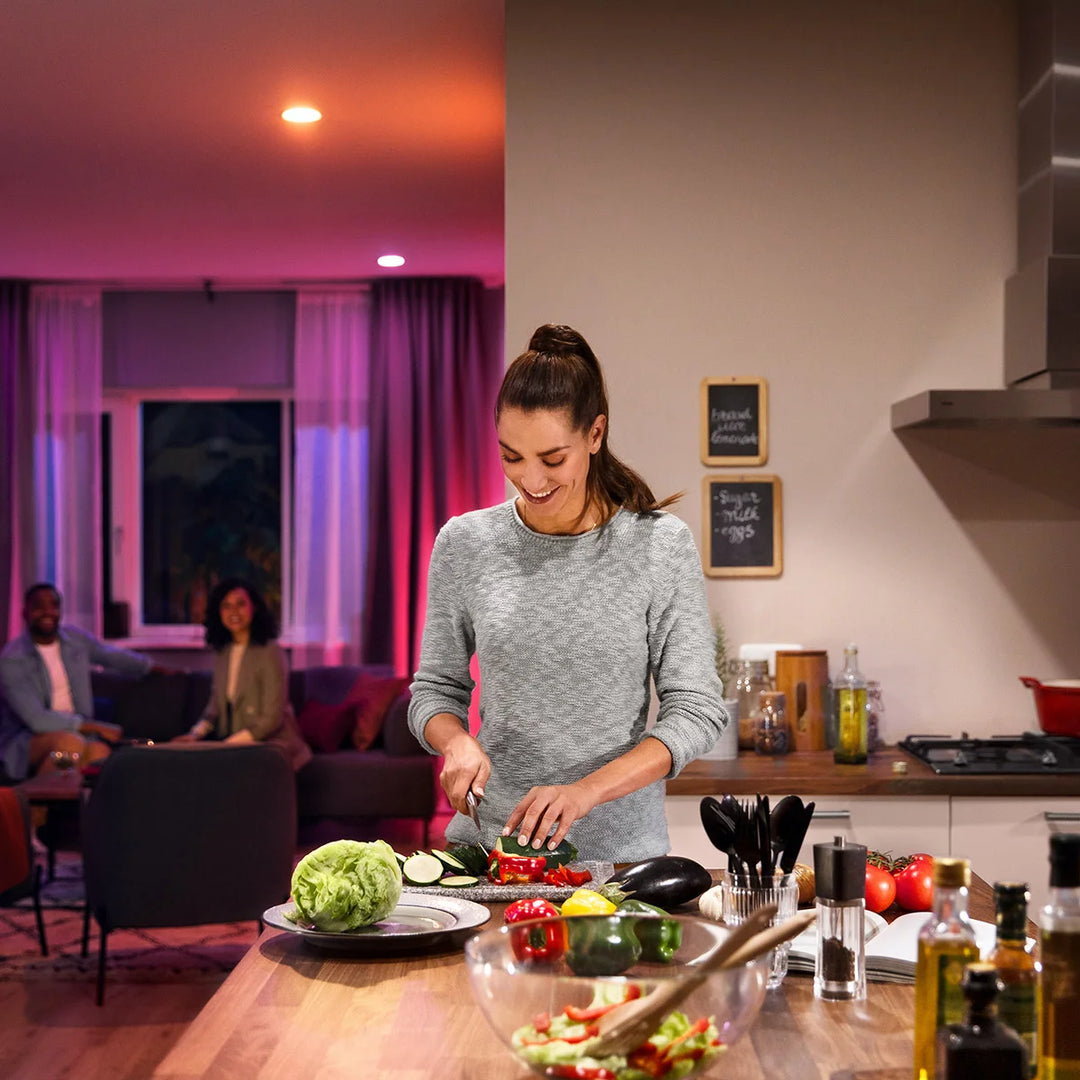 Philips Hue White and Color Ambiance Recessed Downlight 4" 3-pack