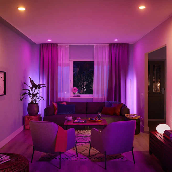 Philips Hue White and Color Ambiance Recessed Downlight 4" 3-pack