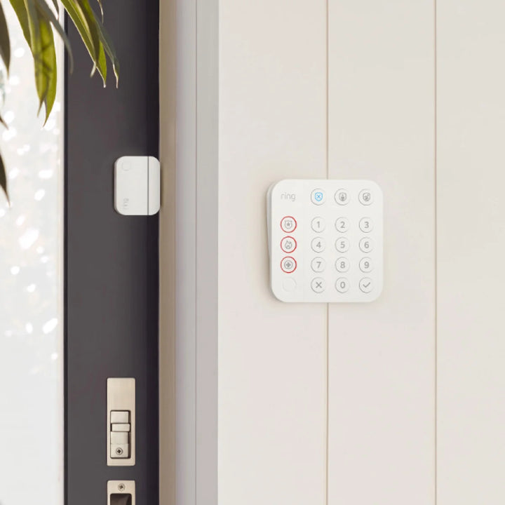 Ring Alarm 8-piece Home Security Kit (Gen 2) with Included Panic Button, Motion Detector and Contact Sensors
