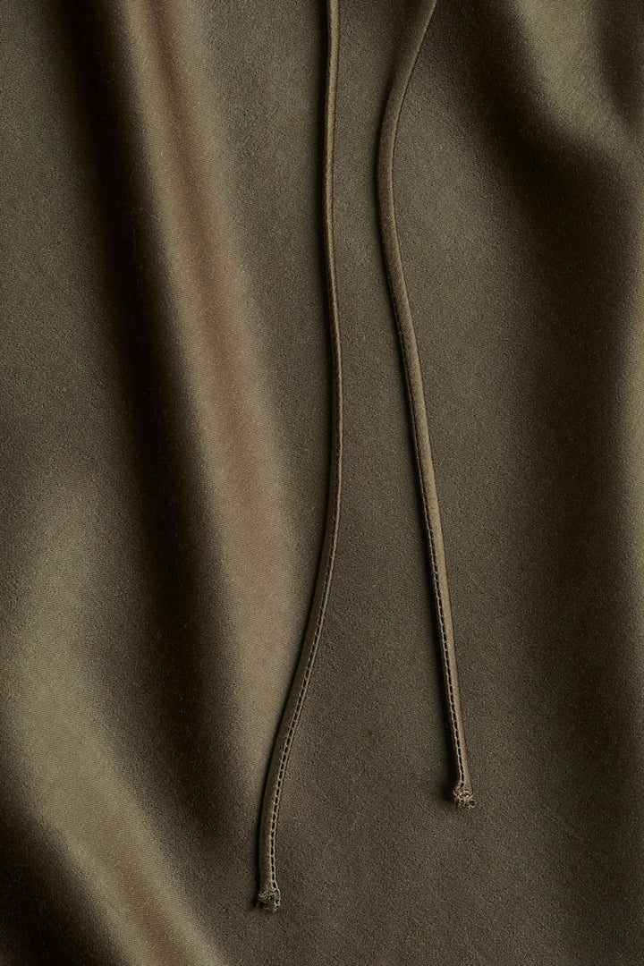 H&M Satin Skirt with Drawstring