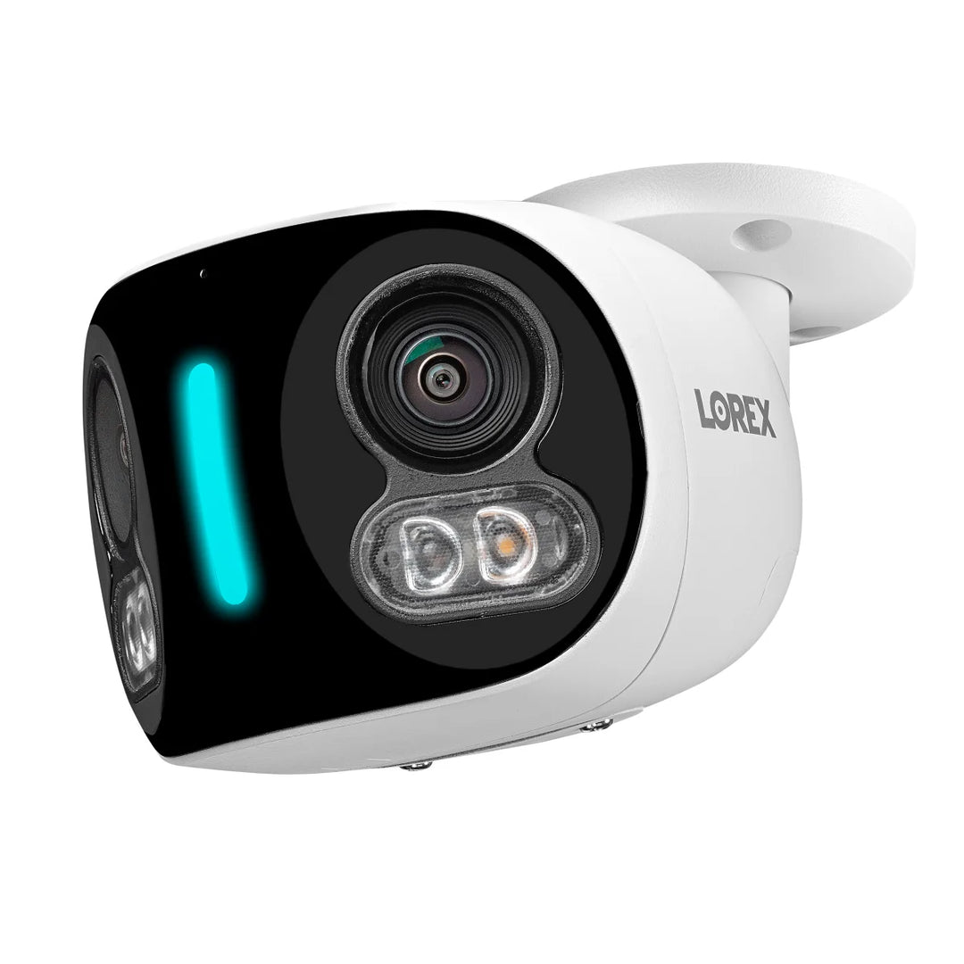 Lorex Fusion NVR with Two 4K 180° Panoramic Lens and Two 4K Bullet Camera