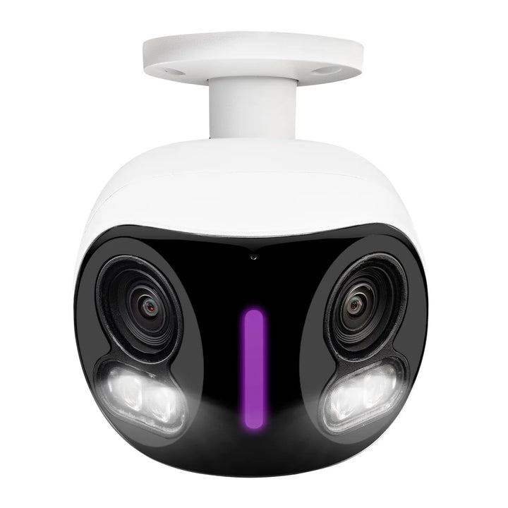 Lorex Fusion NVR with Two 4K 180° Panoramic Lens and Two 4K Bullet Camera
