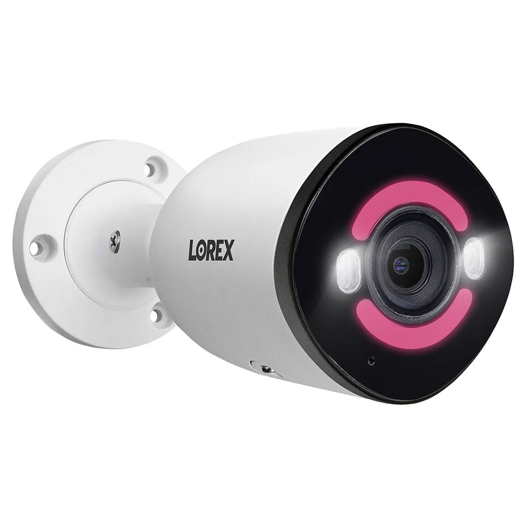 Lorex Fusion NVR with Two 4K 180° Panoramic Lens and Two 4K Bullet Camera