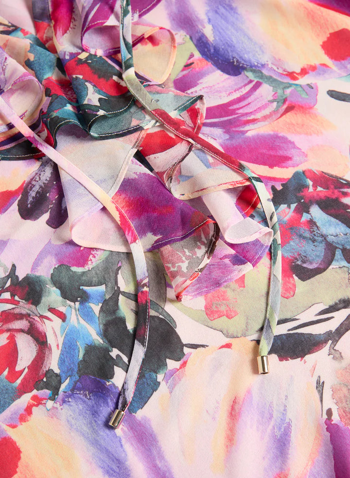 LAURA Floral Ruffle Blouse