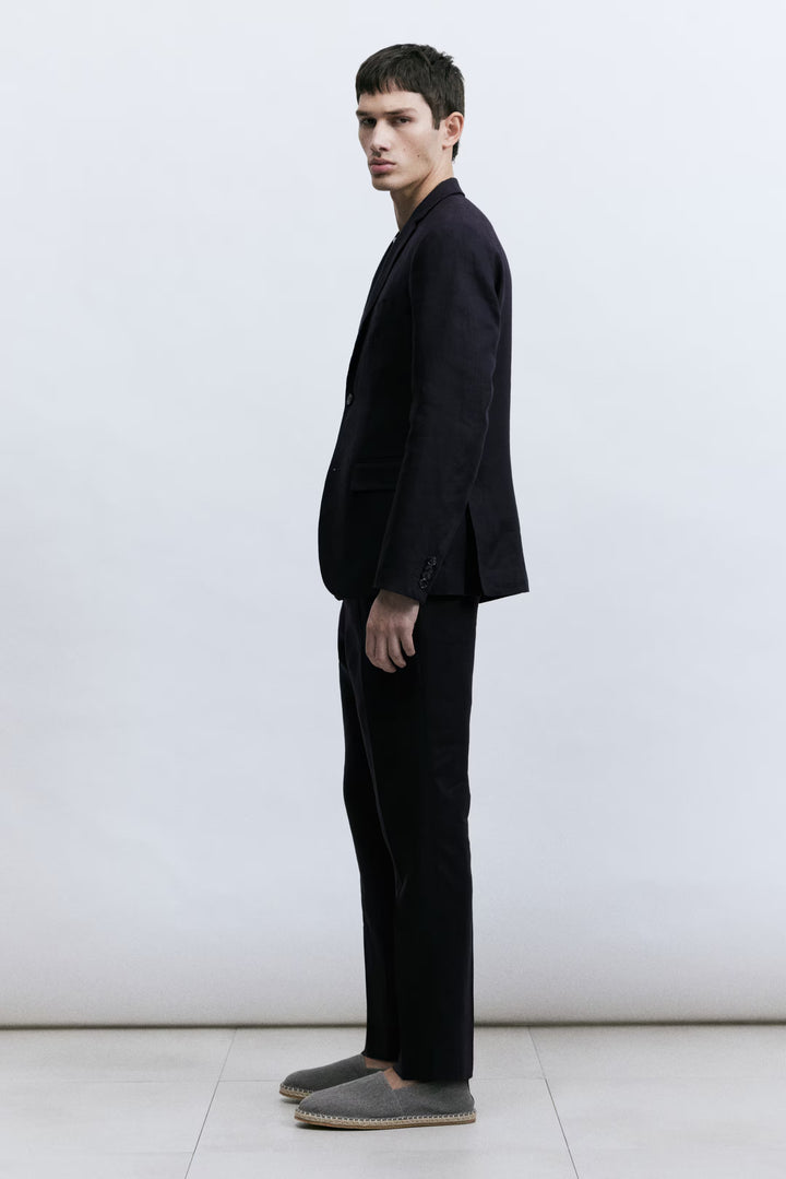 H&M Slim-Fit Linen Suit Pants