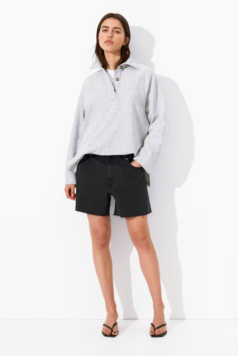 H&M SKINNY HIGH DENIM SHORTS