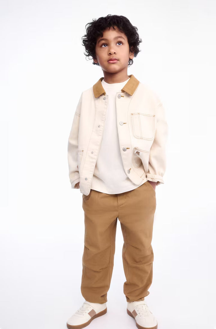 H&M TWILL JOGGERS