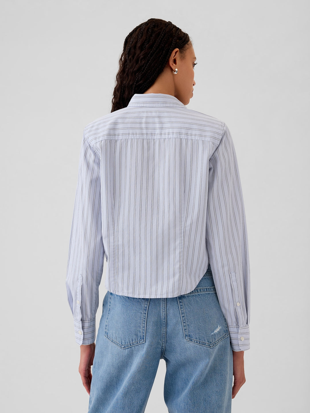 Gap Organic Cotton Cropped Shirt