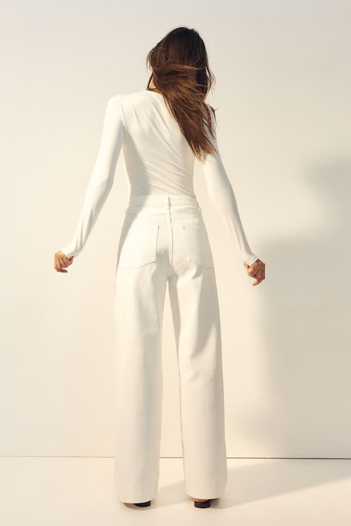 H&M LONG-SLEEVED JERSEY TOP
