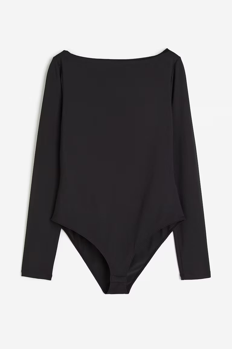 H&M BOAT-NECK BODYSUIT