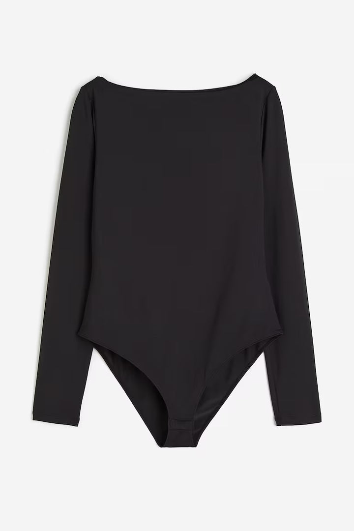 H&M BOAT-NECK BODYSUIT