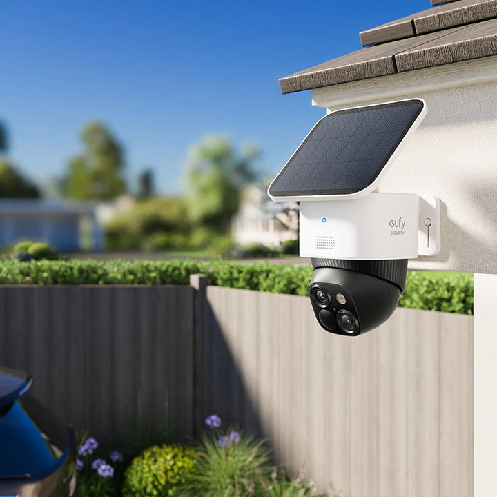eufy Security Pan/Tilt Solar Cam with Dual Cam Doorbell Bundle
