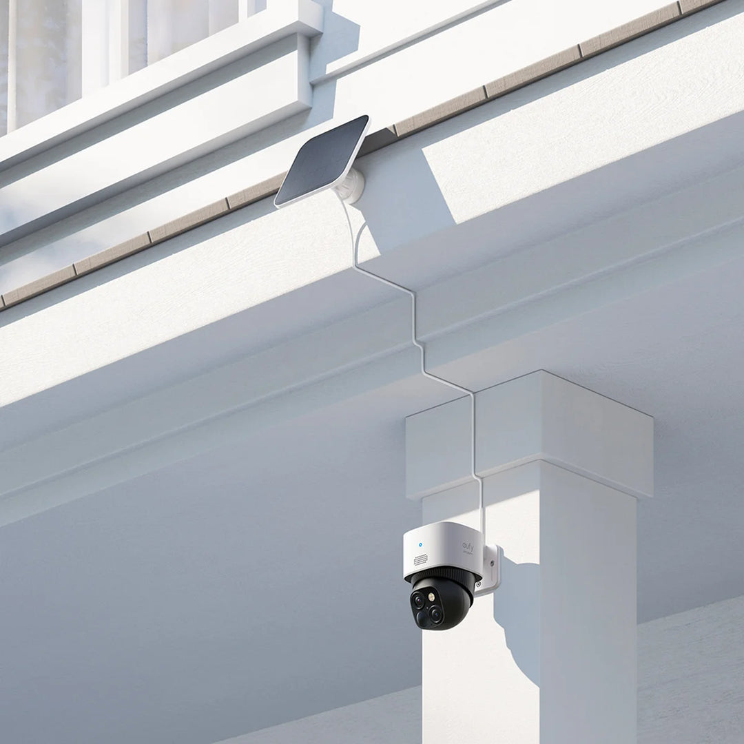 eufy Security Pan/Tilt Solar Cam with Dual Cam Doorbell Bundle