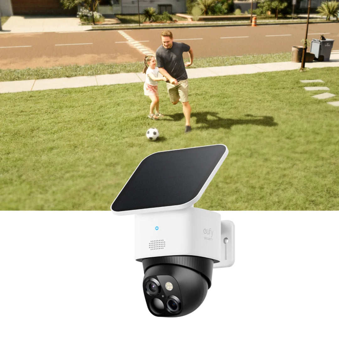 eufy Security Pan/Tilt Solar Cam with Dual Cam Doorbell Bundle