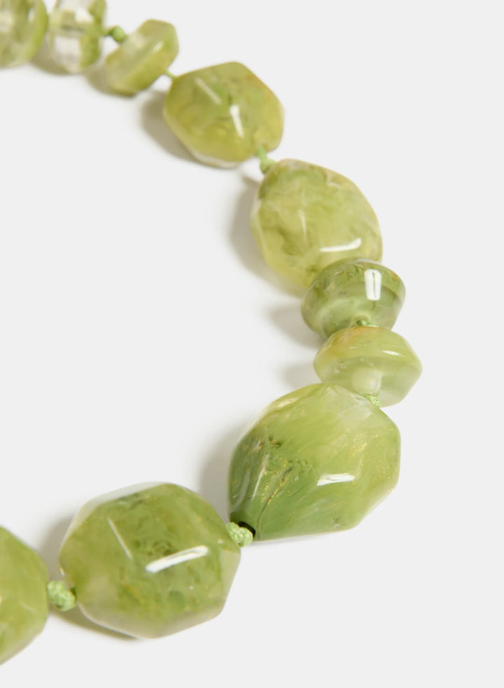 Laura Marbled Resin Necklace