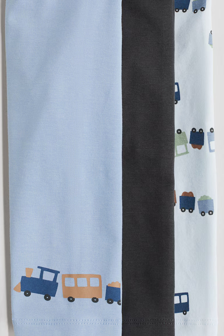 H&M 3-pack Cotton Jersey Leggings