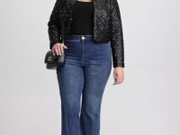 LAURA Studded Vegan Leather Jacket