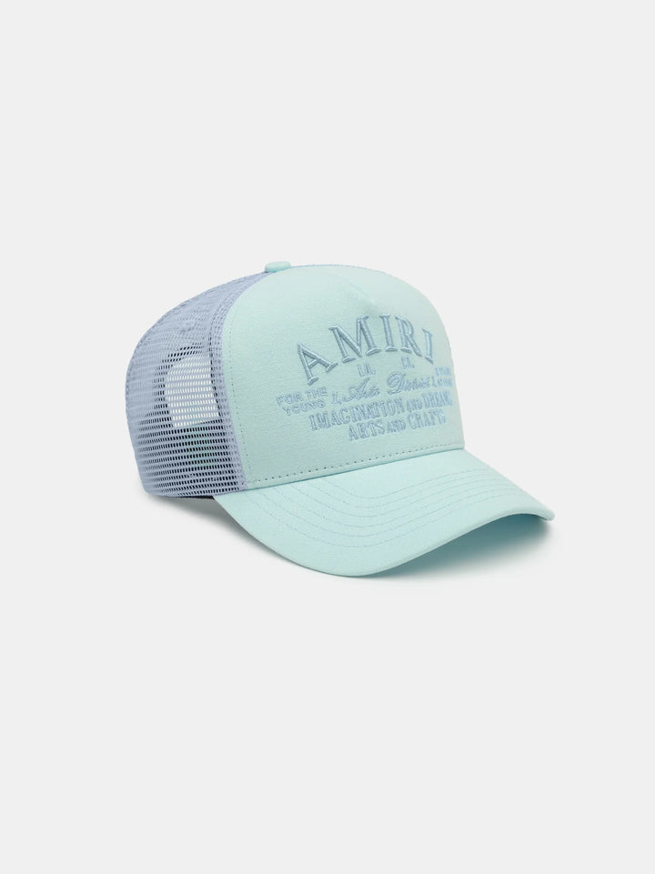 AMIRI ARTS DISTRICT TRUCKER HAT