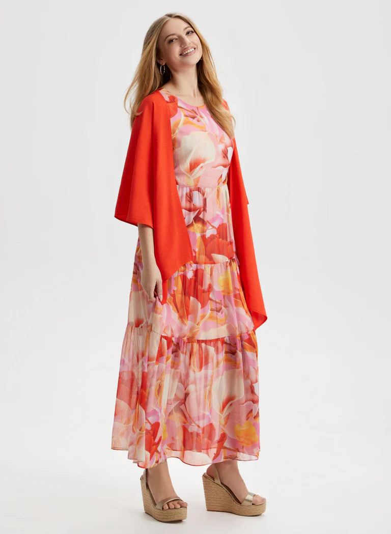 LAURA Textured Crepe Shawl