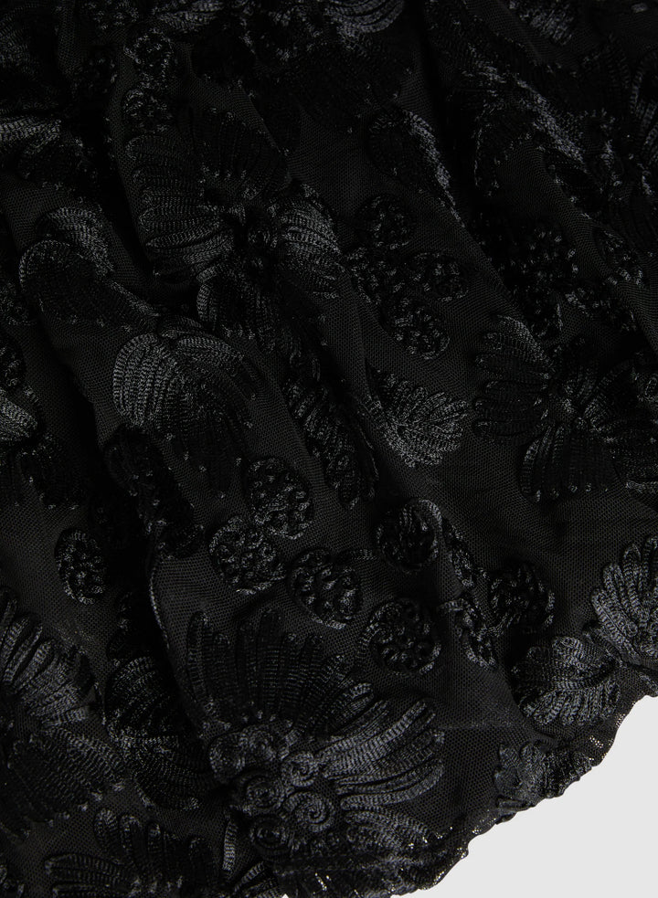 LAURA Soutache Embroidered Lace Dress
