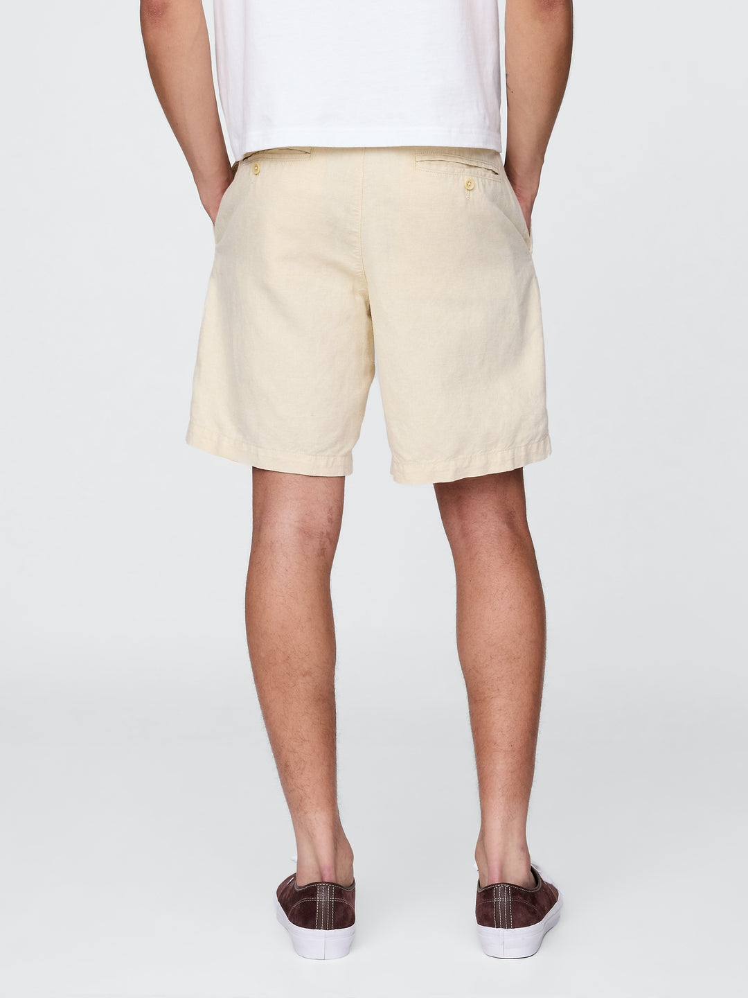 Gap 8" Linen-Cotton Shorts