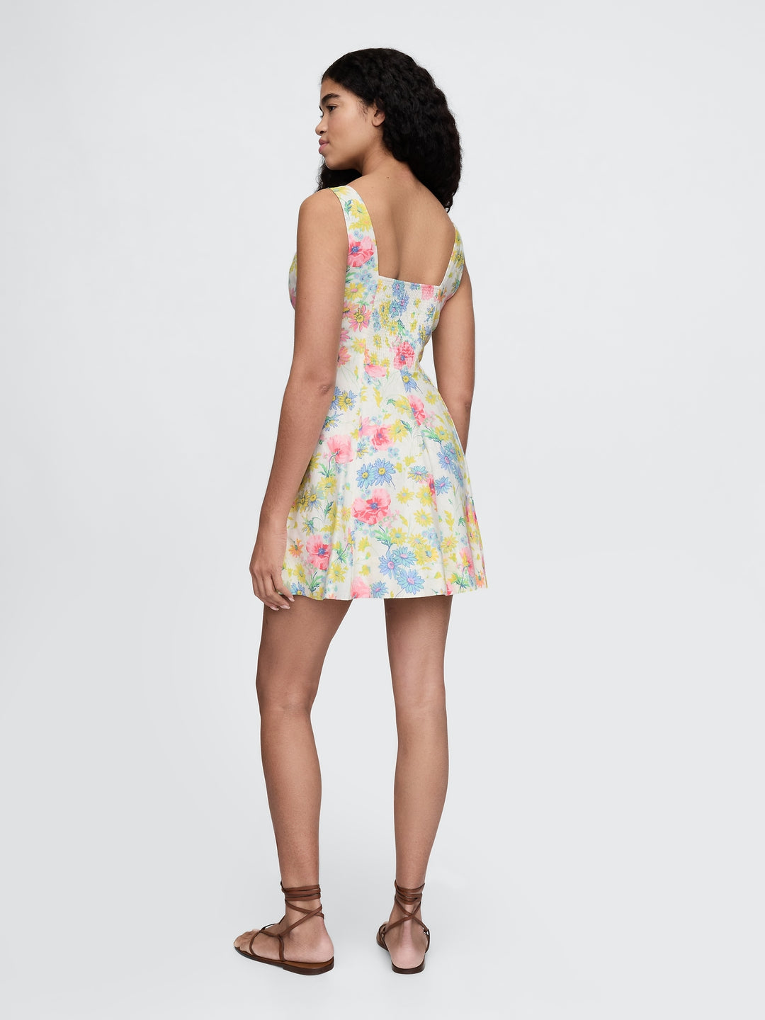 Gap Linen-Blend Mini Dress