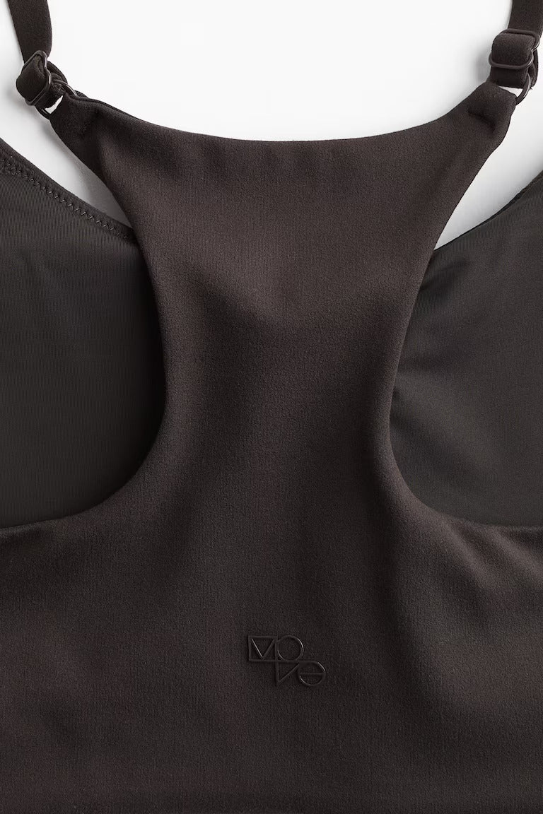 H&M LIGHT SUPPORT SPORTS BRA WITH SOFTMOVE™ LYCRA®