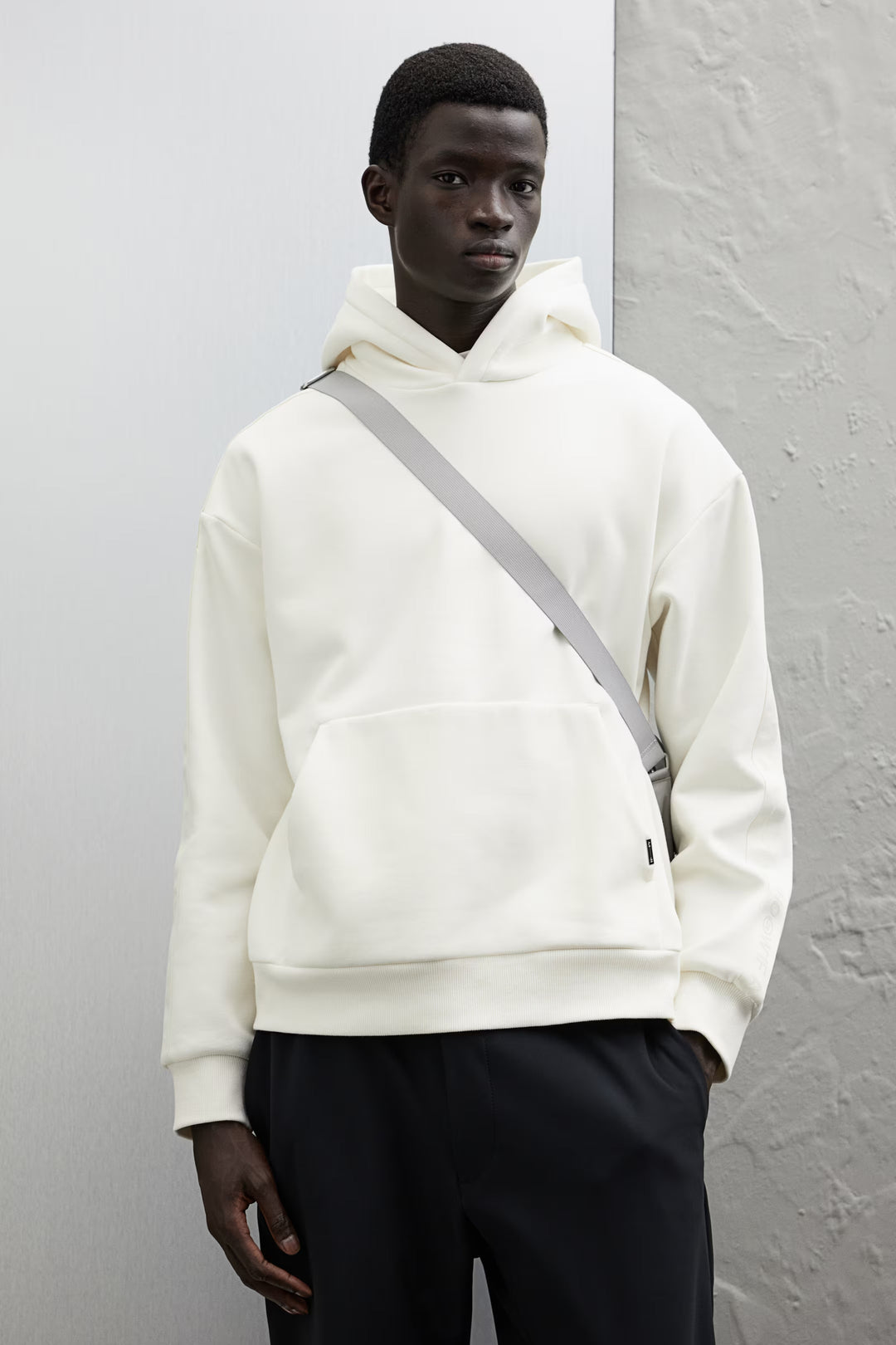 H&M Loose Fit Hoodie with Side Stripes
