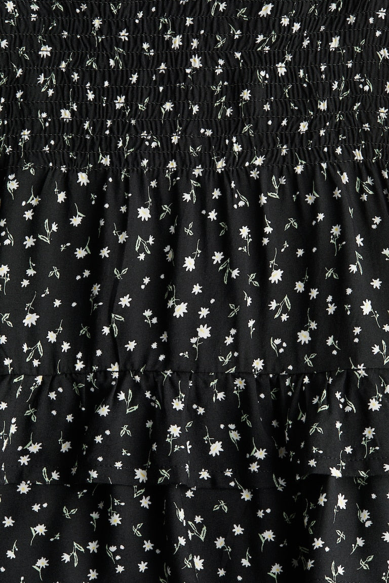 H&M Smocked-Detail Dress